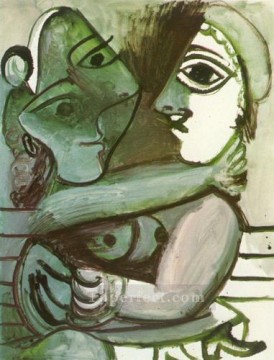 the ill matched couple Painting - Seated couple 1971 Pablo Picasso